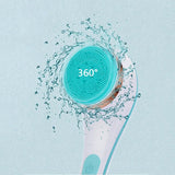 One Glide® CNAIER AquaScrub™ Electric Bath & Body Cleansing Shower Brush Set