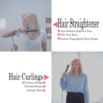 One Glide® TwistLine™️ 2 in 1 Professional Curling iron & Hair Straightener