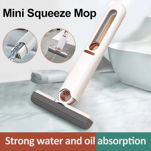 One Glide® Mini Squeeze Mop Portable Cleaning Mop