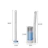 Disposable Toilet Brush Wall-Mounted Cleaning Tool for Bathroom Replacement Brush Head Wc Accessories