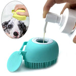 One Glide® Dog & Cat Bath Massage Brush Soft Silicone 