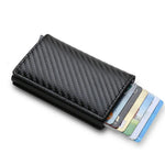 One Glide® Carbon Fiber Credit Card Holder Wallet