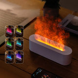 One Glide® RGB Flame Aroma Diffuser Humidifier
