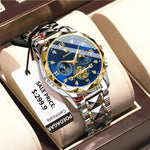 POEDAGAR Chronograph Luxury Watch