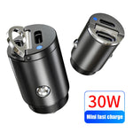 One Glide® Stealth USB Car Quick Charger