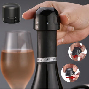 1/2/3Ps Vacuum Red Wine Bottle Cap Stopper Silicone Sealed Champagne Bottle Stopper Vacuum Retain Freshness Wine Plug Bar Tools